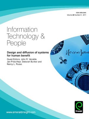 cover image of Information Technology & People, Volume 24, Issue 3